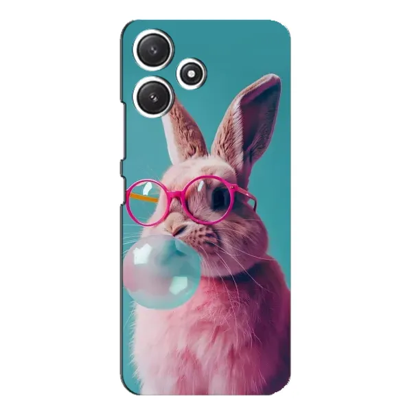 Чехол с принтом «Кролик в очках» для Xiaomi POCO M6