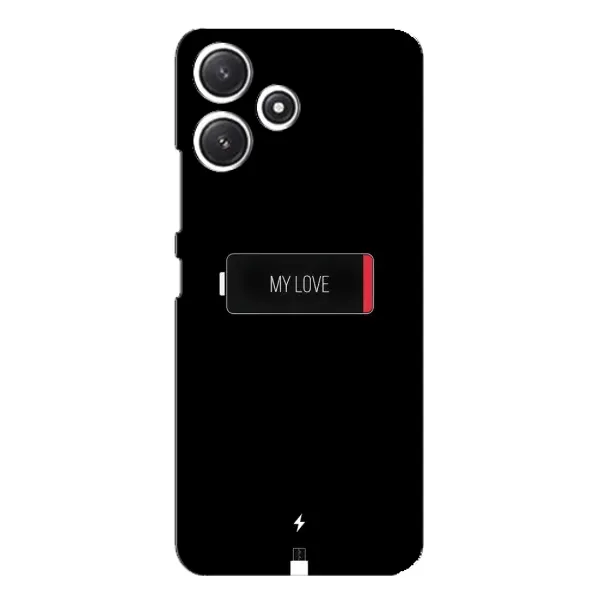 Чохол з принтом «Love battery» для Xiaomi POCO M6 Чохол з принтом «Love battery» для Xiaomi POCO M6