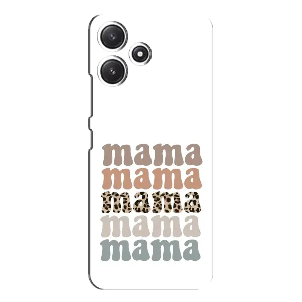 Чехол с принтом «Текстовый коллаж мама» для Xiaomi POCO M6