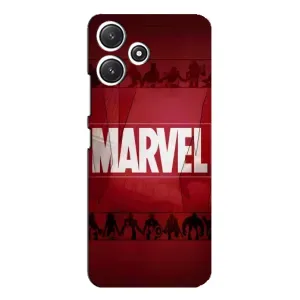 Чехол МАРВЕЛ для Сяоми Поко М6 (AlphaPrint) (MARVEL)