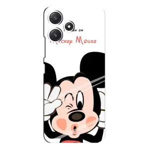 Эксклюзивный чехол для Xiaomi POCO M6 (AlphaPrint - Мультяшные) (Маус Микки)