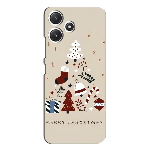 Чехол с принтом «Merry Christmas» для Xiaomi POCO M6 Чехол с принтом «Merry Christmas» для Xiaomi POCO M6