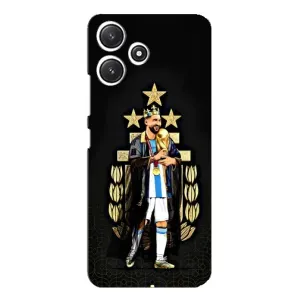 Чехлы для Xiaomi POCO M6 (Leo чемпион) (AlphaPrint) (Месси Король)