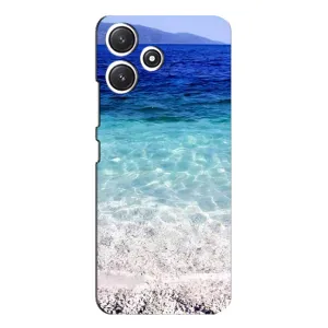 Силиконовый чехол с КАРТИНКАМИ лето для Xiaomi POCO M6 (AlphaPrint) (Море)