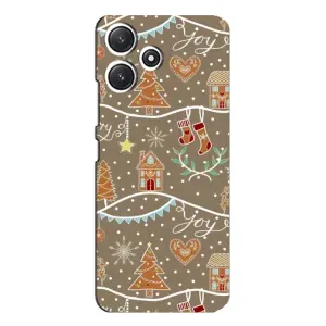 Новорічні, Святкові Чохли для Xiaomi POCO M6 - 2024 год (Новорічні пряники)