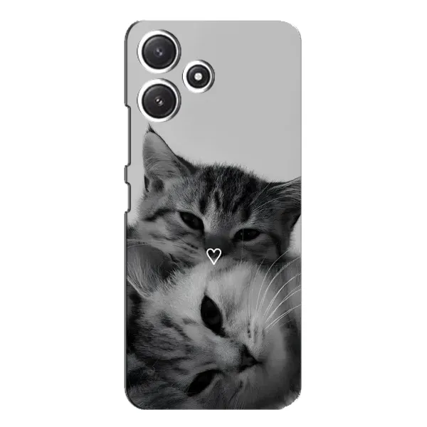 Чохол з принтом «Пара котів» для Xiaomi POCO M6
