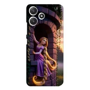 Чехол Рапунцель для Xiaomi POCO M6 (Рапунцель на башне)