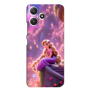 Чехол Рапунцель для Xiaomi POCO M6 (Рапунцель в замке)