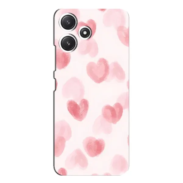 Чехол с принтом «Розовые сердечки» для Xiaomi POCO M6