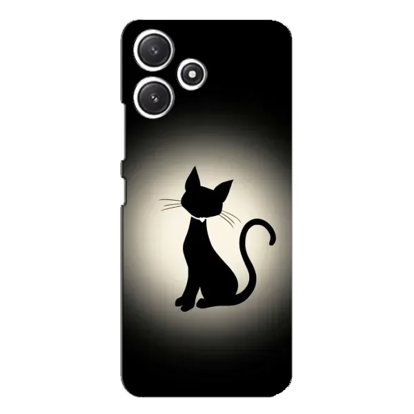 Чохол з принтом «Силует котика» для Xiaomi POCO M6