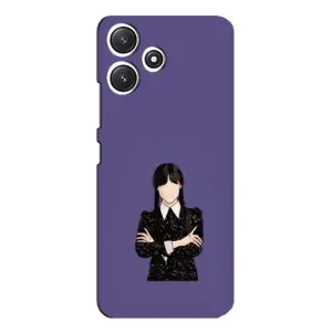 Чохли Венсдей на Xiaomi POCO M6 Уенсдей (AlphaPrint) (Венздей у чорному)