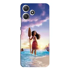 Чехол с мультфильмом Моана Xiaomi POCO M6 (Моана с веслом)