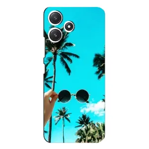 Силиконовый чехол с КАРТИНКАМИ лето для Xiaomi POCO M6 (AlphaPrint) (Взгляд лето)