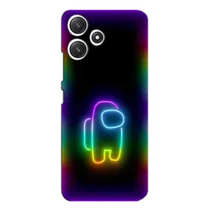 Чохли Амонг Ас для Xiaomi POCO M6 (AlphaPrint) (Яскравий скін)
