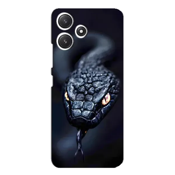 Чохол з принтом «Чорна змія» для Xiaomi POCO M6