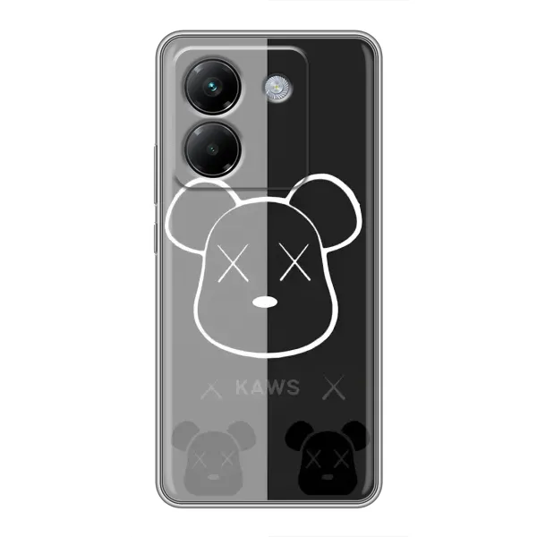 Чехол с принтом «БеарБрик глаза» для Xiaomi Poco M7 Pro 5G