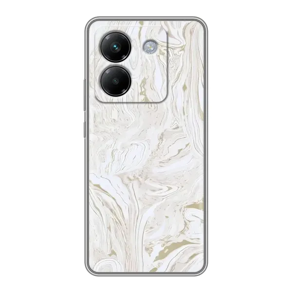 Чохол з принтом «Білий мрамор» для Xiaomi Poco M7 Pro 5G