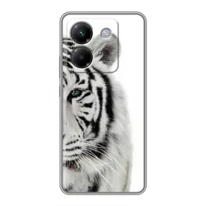 Чохли з картинкою животних Xiaomi Poco M7 Pro 5G (Білий Тигр)