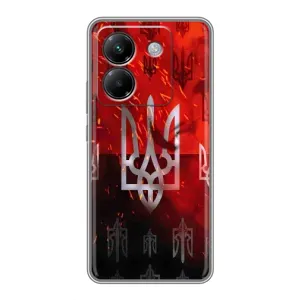 Украинские Чехлы для Xiaomi Poco M7 Pro 5G с картинкой УПА (AlphaPrint) (ГЕРБ УПА)