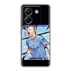 Чохли з футболістом Ерлінг Холанд для Xiaomi Poco M7 Pro 5G (AlphaPrint) (гол Ерлінг Холанд)