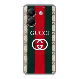 Чохол з принтом «Gucci дизайн» для Xiaomi Poco M7 Pro 5G