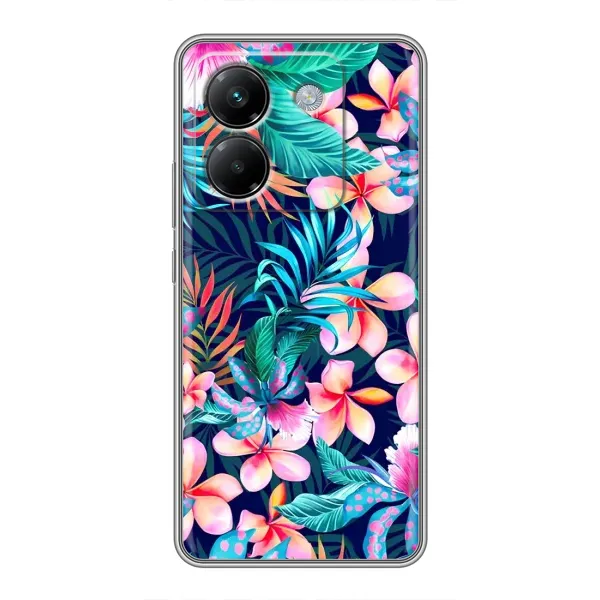 Чохол з принтом «Мальовничі квіти» для Xiaomi Poco M7 Pro 5G