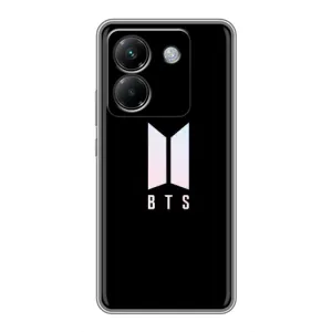 Чохол з принтом «Лого BTS» для Xiaomi Poco M7 Pro 5G