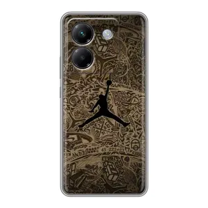 Чехлы для Xiaomi Poco M7 Pro 5G - с картинкой JORDAN (AlphaPrint) (Logo Jordan)