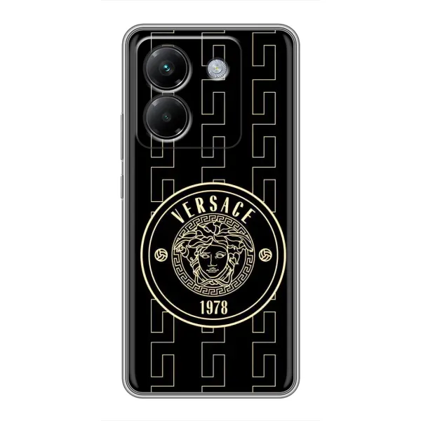 Чохол з принтом «Лого Версаче» для Xiaomi Poco M7 Pro 5G