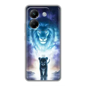 Чохол з картинкою ЛЕВ для Xiaomi Poco M7 Pro 5G (VPrint) (Маленький лев)