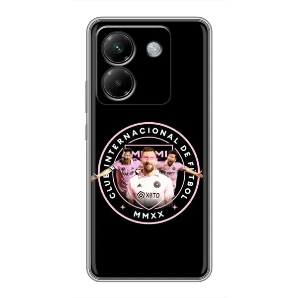 Чохол з принтом «Мессі в лого» для Xiaomi Poco M7 Pro 5G Чохол з принтом «Мессі в лого» для Xiaomi Poco M7 Pro 5G