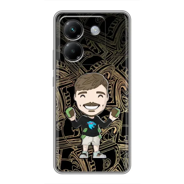 Чохол з принтом «Mister Beast» для Xiaomi Poco M7 Pro 5G