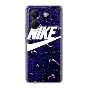 Чехол для Xiaomi Poco M7 Pro 5G - с принтом Найк (AlphaPrint) (Найк принт)