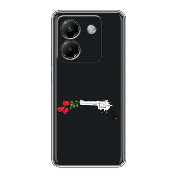 Чехол с принтом «Неожиданные цветы» для Xiaomi Poco M7 Pro 5G