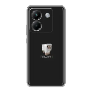 Чохол Майнкрафт на Xiaomi Poco M7 Pro 5G (AlphaPrint) Minecraft (Овечка Майнкрафт)