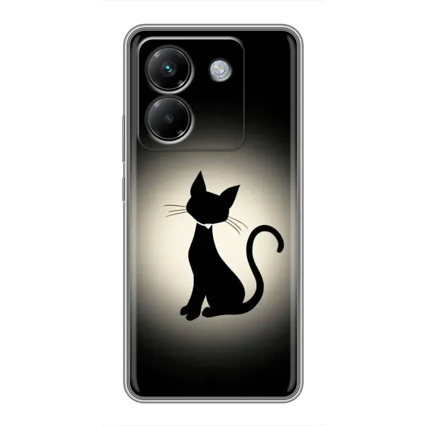 Чохол з принтом «Силует котика» для Xiaomi Poco M7 Pro 5G Чохол з принтом «Силует котика» для Xiaomi Poco M7 Pro 5G
