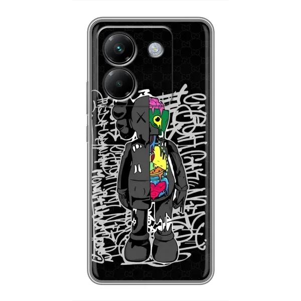 Чехол с принтом «Стиль Bearbrick» для Xiaomi Poco M7 Pro 5G