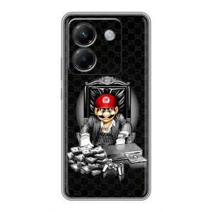 Чохли з крутими принтами для Xiaomi Poco M7 Pro 5G - (PREMIUMPrint) (Супер Маріо)