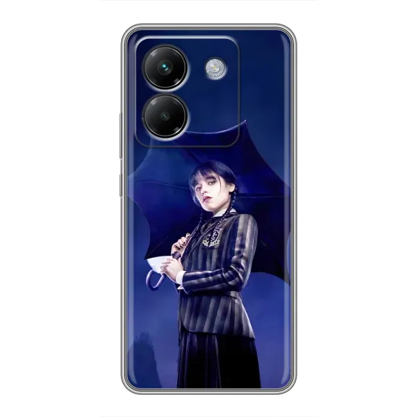 Чохол з принтом «Венздей з парасолькою» для Xiaomi Poco M7 Pro 5G