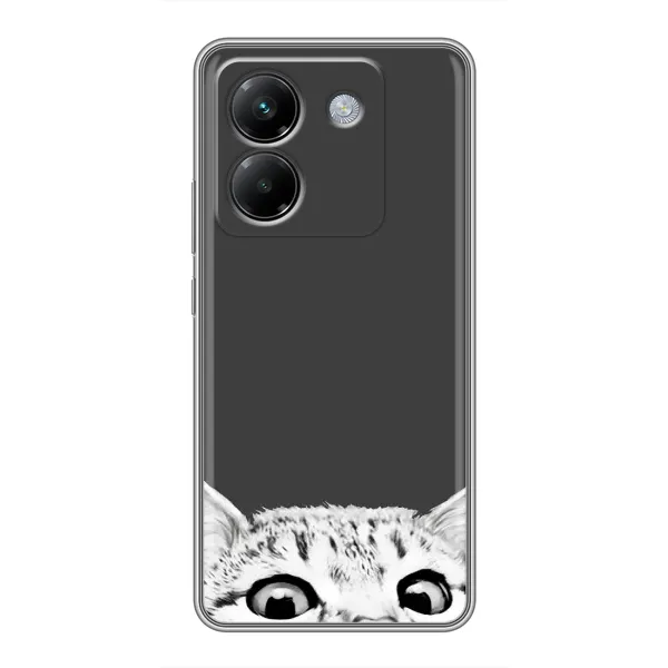 Чохол з принтом «Виглядає котик» для Xiaomi Poco M7 Pro 5G