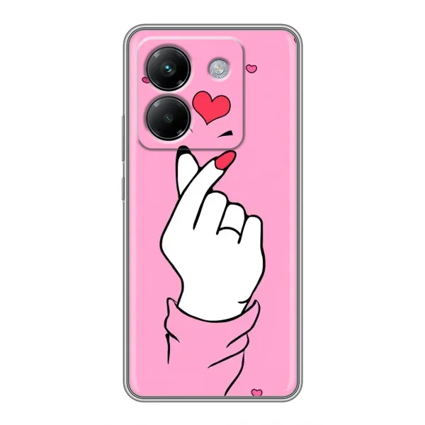 Чохол з принтом «Знак Love» для Xiaomi Poco M7 Pro 5G Чохол з принтом «Знак Love» для Xiaomi Poco M7 Pro 5G
