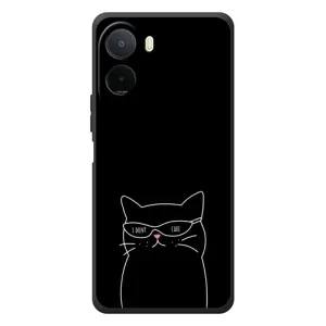 Чохол з малюнком кіт на Xiaomi POCO M7 (Байдужий кіт)