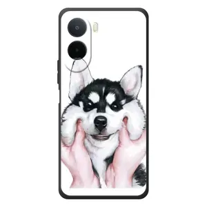 Чехлы с собаками для Xiaomi POCO M7 (VPrint) (Довольный Хаски)