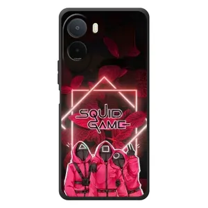 Чехол Гра в кальмара для Xiaomi POCO M7 (Охранники Игра кальмара)