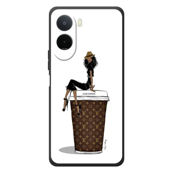 Чехол с принтом «кофе LOUIS VUITTON» для Xiaomi POCO M7 Чехол с принтом «кофе LOUIS VUITTON» для Xiaomi POCO M7