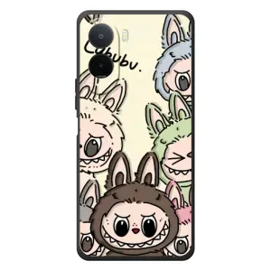 Чехол с Лабубу на Xiaomi POCO M7 (Золотая обезьяна Bored Ape)