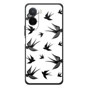 Чехол с птицами на Xiaomi POCO M7 (VPrint) (Ласточки)