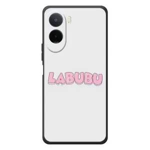 Чехол с Лабубу на Xiaomi POCO M7 (Лого Лабубу)