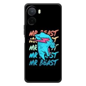 Чехлы Мистер Бист для Поко М7 (logo Mr beast)