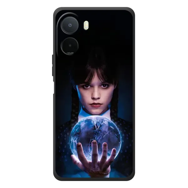 Чехол с принтом «Магическая сфера Уэнздей» для Xiaomi POCO M7